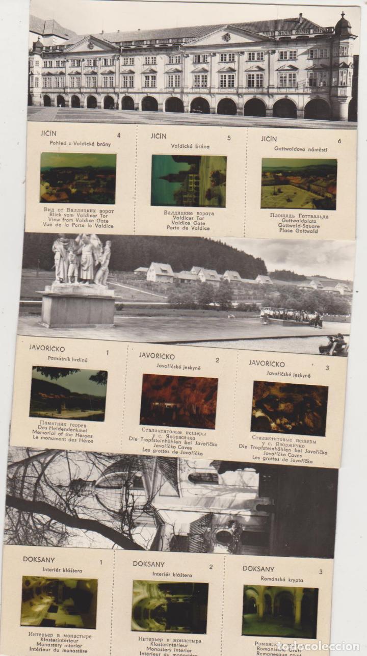 Cartes Postales: Chekia.- Lote de 3 postales con 3 diapositivas cada una.