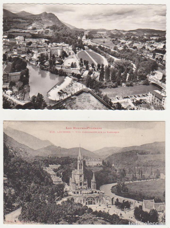 Cartes Postales: Lourdes.- 2 postales.