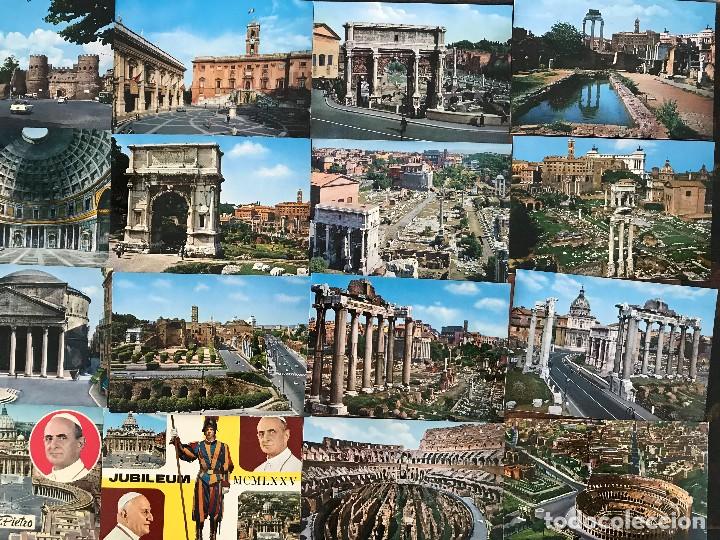 Postales: 29 postales de Roma y Vaticano 1976 - Foto 3