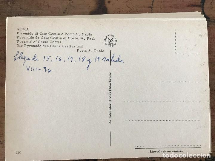 Postales: 29 postales de Roma y Vaticano 1976 - Foto 5