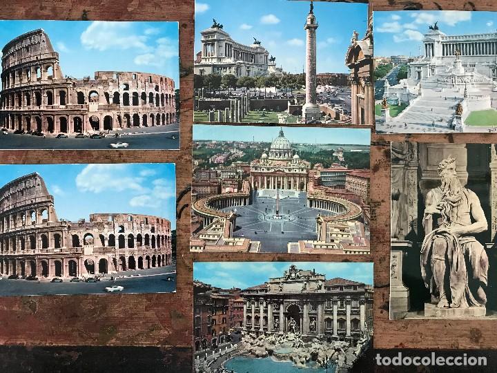 Postales: 29 postales de Roma y Vaticano 1976 - Foto 9