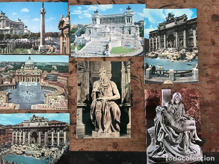 Postales: 29 postales de Roma y Vaticano 1976 - Foto 10