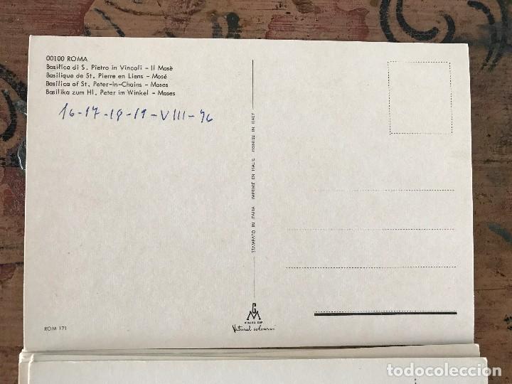 Postales: 29 postales de Roma y Vaticano 1976 - Foto 13