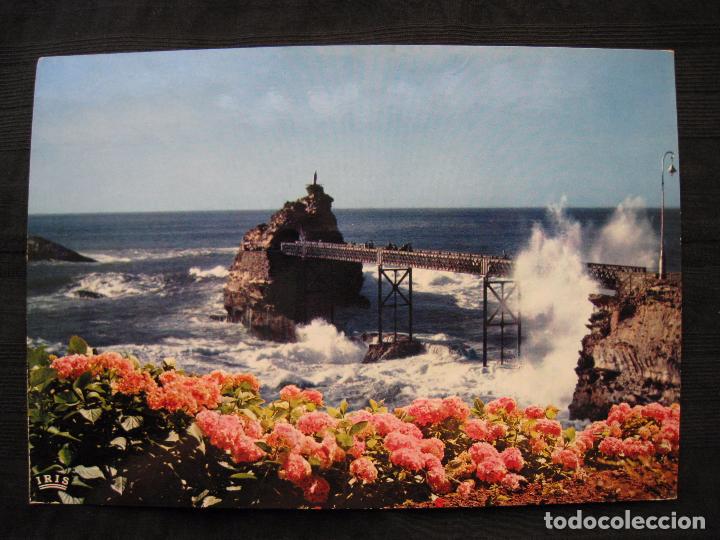 Postales: POSTAL BIARRITZ - LE ROCHER DE LA VIERGE. - Foto 2