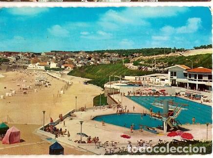 Postkarten: Portugal  & Circulado, Piscina, S&atilde;o Pedro de Moel para Porto 1976 (376)