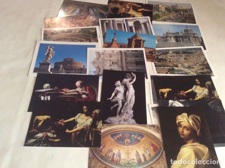 Postales: LOTE 20 POSTALES DE ROMA - Foto 1