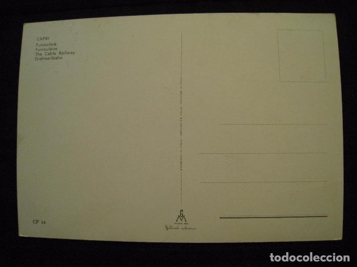 Postales: POSTAL CAPRI - FUNICOLARE. - Foto 3