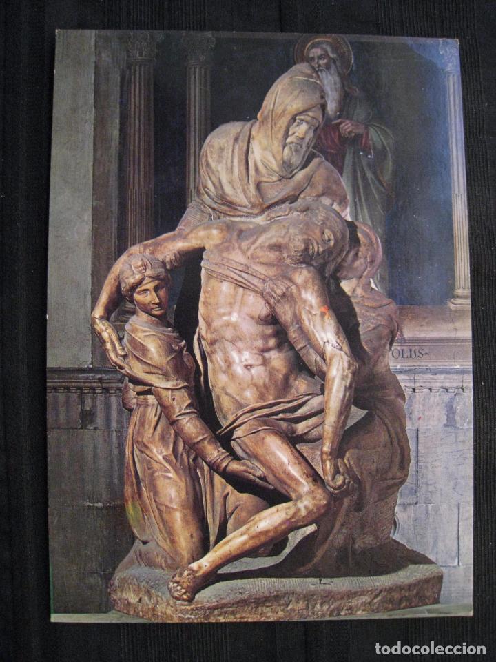 Postales: POSTAL FIRENZE - LA PIETA DE MICHELANGELO. - Foto 2