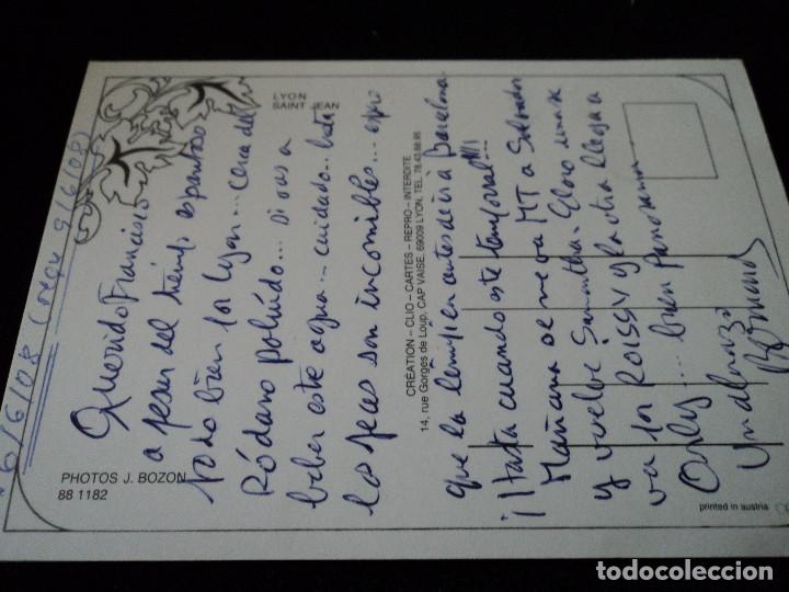 Postales: lyon saint jean ed, clio circulada 2008 - Foto 2