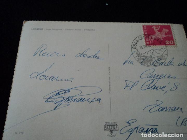 Postales: locarno lago maggiore circulada 1966 - Foto 2
