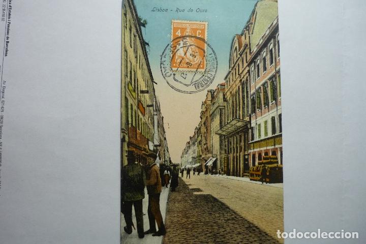 Postales: postal lisboa rua de ouro -- bb - Foto 1