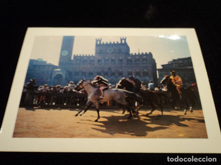 Postales: postal de siena palio - Foto 1