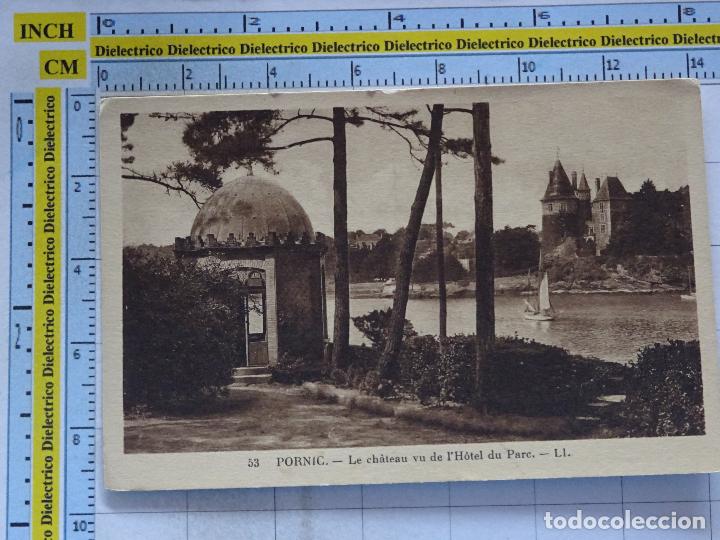 Cartes Postales: POSTAL DE FRANCIA. A&Ntilde;OS 10 30. PORNIC, LE CHATEAU VU DE L'HOTEL DU PARC. 1235