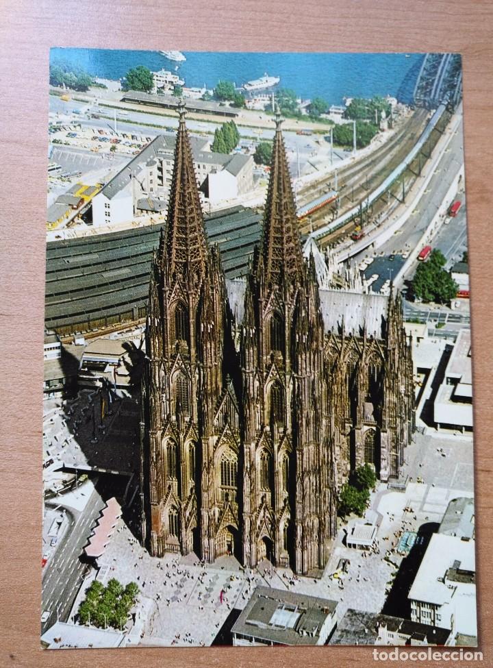 Postales: POS 60 Postal Vista aerea Catedral Colonia - Alemania
