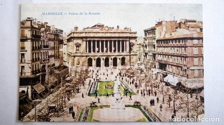 Postales: POSTAL COLOREADA, MARSELLA PALACIO DE LA BOLSA - Foto 1