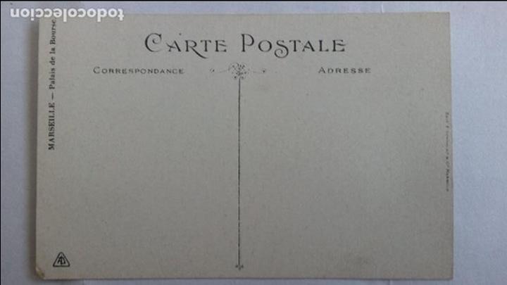 Postales: POSTAL COLOREADA, MARSELLA PALACIO DE LA BOLSA - Foto 2