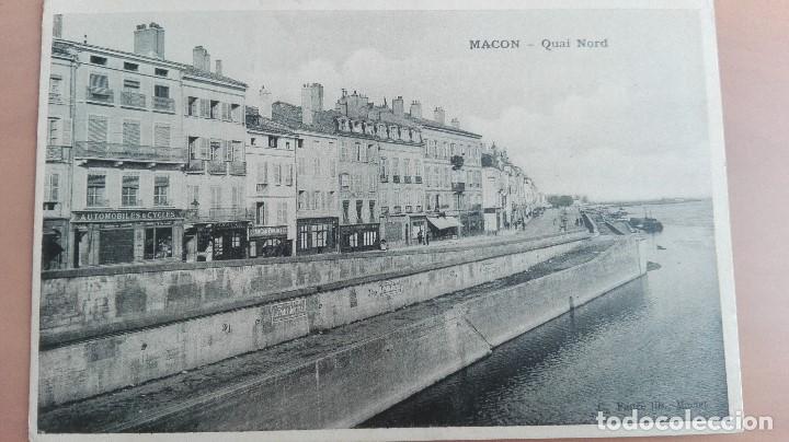 Postal Francia France Macon Quai Nord Edic Libr C Faure - 