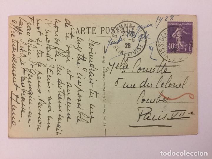 Postales: POSTAL SAINT GERMAIN EN LAYE. CIRCULADA 1928. - Foto 2