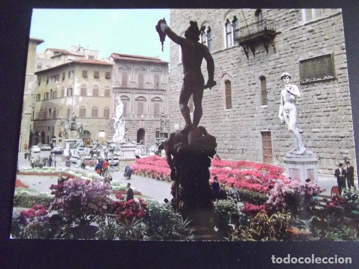 Postkarten: ITALIA-V45-NO ESCRITA-FIRENZE-FESTA DEI FIORI-PLAZA DELLA SIGNORIA