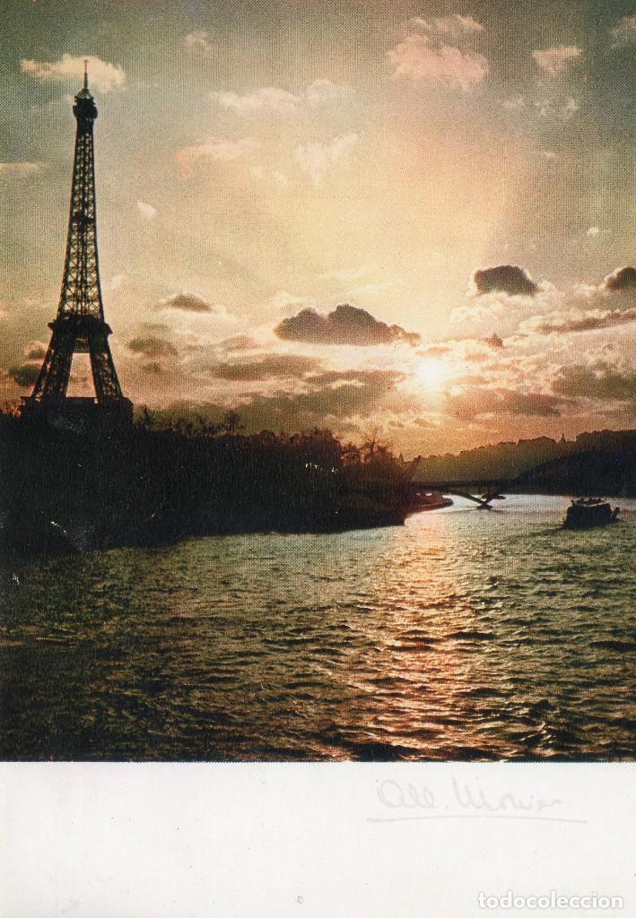 Cartoline: PARIS - CREPUSCULO  EN EL SENA