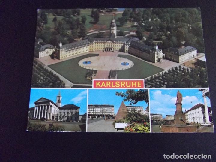 Postcards: ALEMANIA-V45-CIRCULADA-KARLSRUHE