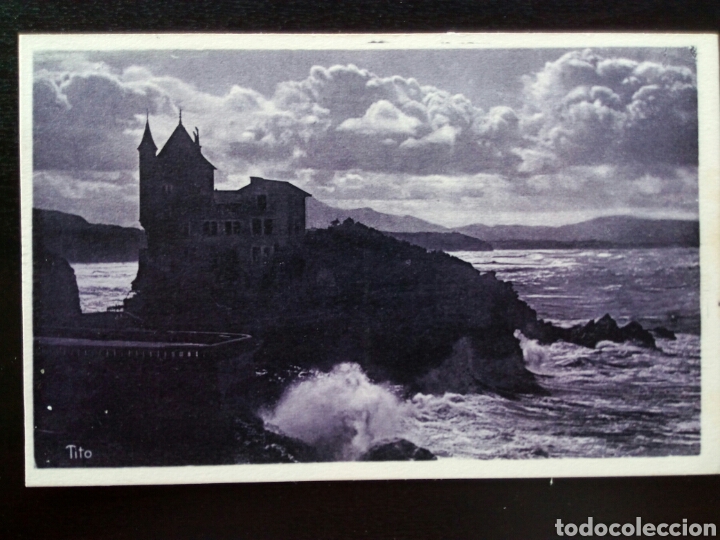 Postales: Postal de Biarritz. Costa Vasca. El Castillo Vasco. - Foto 1