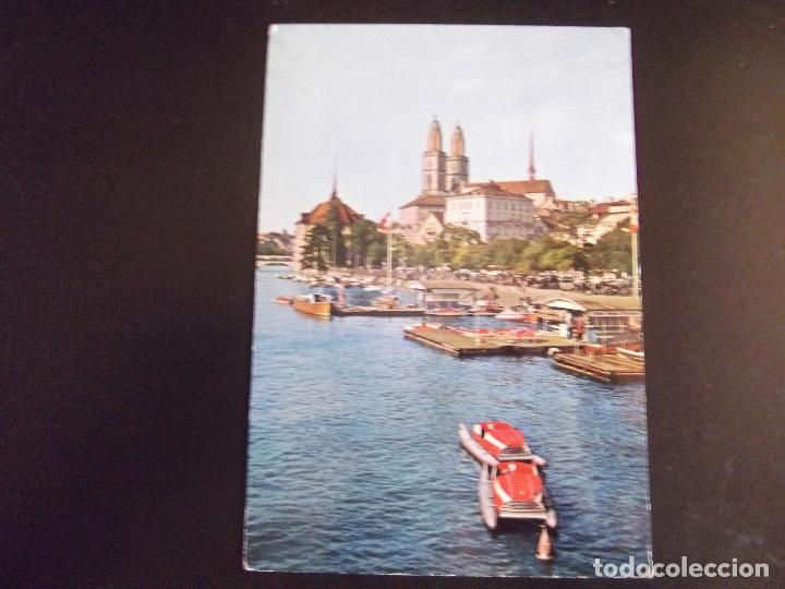 Postcards: SUIZA-V45-CIRCULADA-ZURICH.