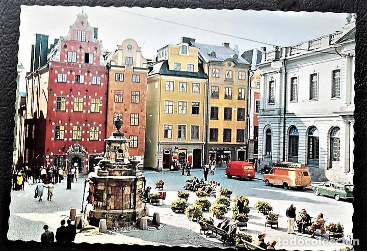 Postales: Estocolmo. 6554-4 Stortorget. Nueva - Foto 1