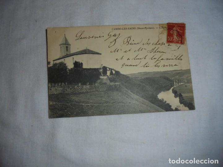 Postais: CAMBO-LES-BAINS(BASSES-PYRENEES) L`IGLESE.CIRCULADA