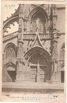 Postkarten: Francia & Iglesia de Nuestra Se&ntilde;ora de las Marismas, Villefranche-sur-Saone, Coimbra Portugal 1903