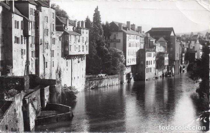Postcards: ANTIGUA POSTAL DE FRANCIA -OLORON STE MARIE . VIELLIES MAISONS SUR LA GAVE AU PONT SAINTE-CLAIRE