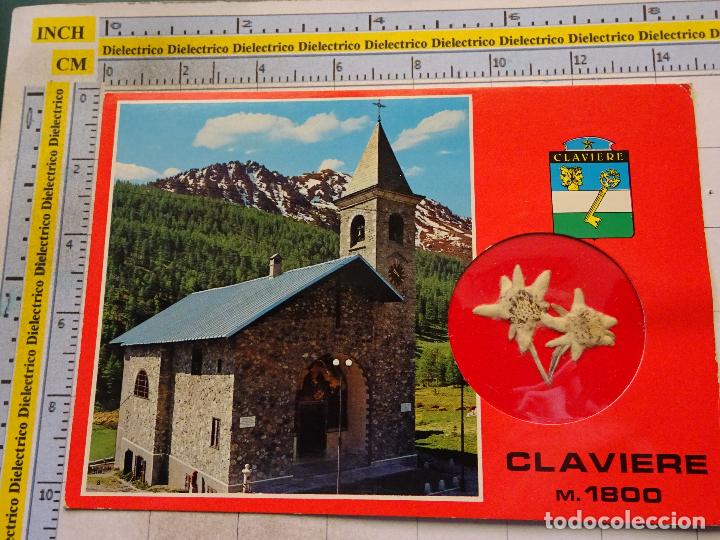 Postkarten: POSTAL DE ITALIA. CLAVIERE. ALPES ITALIANOS. FLOR EDELWEISS DISECADA. 1291