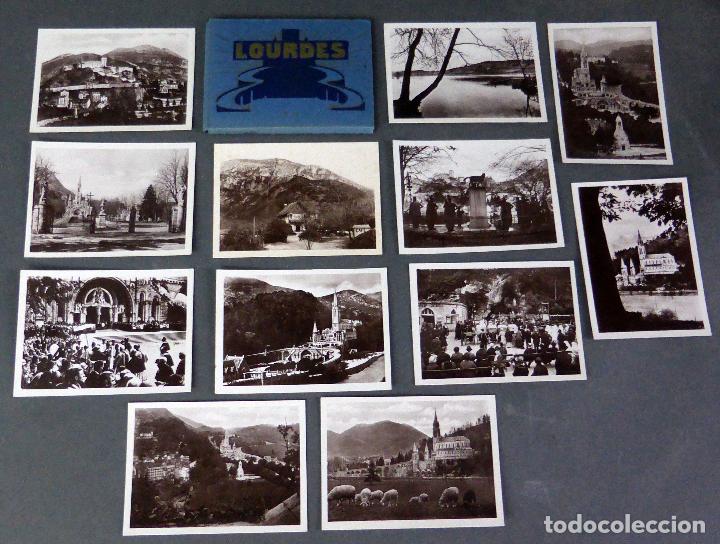 Postales: 12 mini postales Lourdes Francia estuche sin circular 9 cm x 6,5 cm
