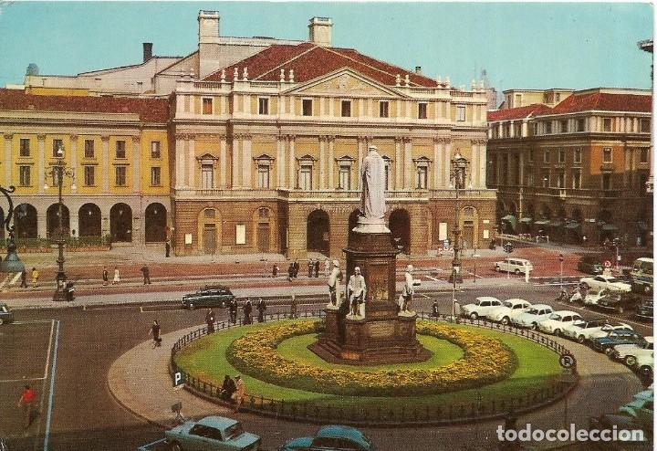 Postales: :::: LC46 - POSTAL - MILANO - PIAZZA DELLA SCALA - Foto 1
