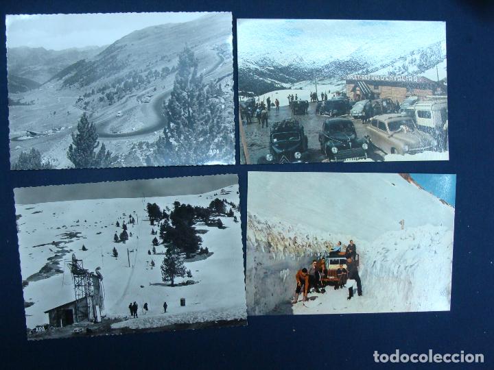 Postales: ANDORRA. ENVALIRA. LOTE DE 4 POSTALES SIN CIRCULAR.