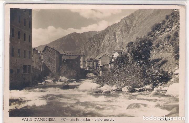 Postkarten: POSTAL VALLS D'ANDORRA , LES ESCALDES- VISTA PARCIAL .