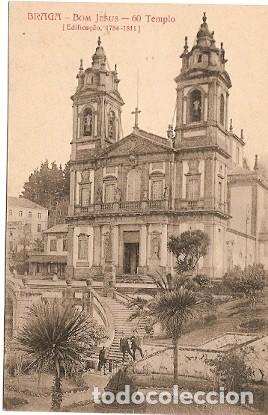 Postales: Portugal  ** & Braga, Bom Jesus, Templo, Edificaci&oacute;n 1784-1811 (60)