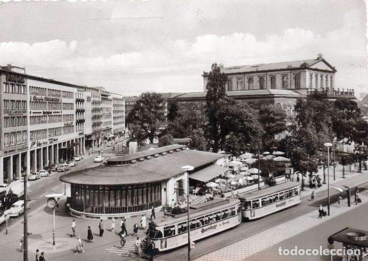 Postcards: ANTIGUA POSTAL DEL CENTRO DE HANNOVER ALEMANIA A&Ntilde;O 1961 TRANVIA