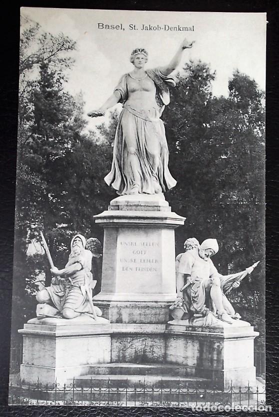Postales: Basilea. St. Jakob-Denkmal. Nueva. - Foto 1