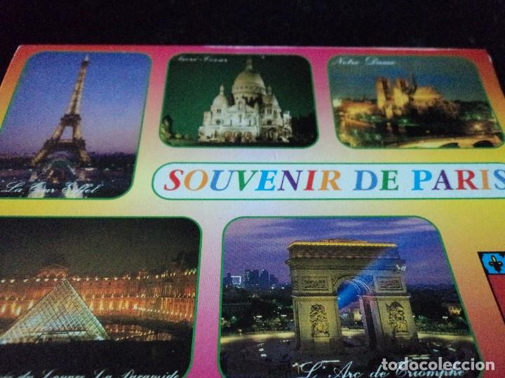 Postales: acordeon de 18 postales monuments de paris ed de globe - Foto 1