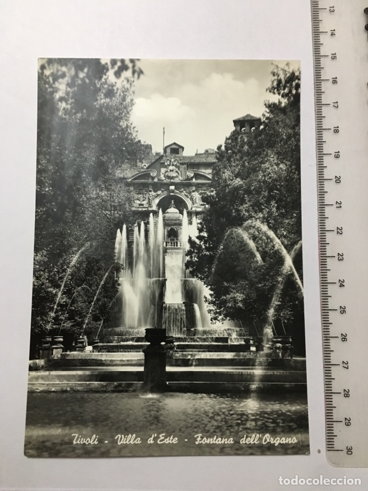 Postkarten: POSTAL. T&Iacute;VOLI. Villa d Este. Fontana dell &Oacute;rgano. VERA FOTOGRAF&Iacute;A. H. 1960?