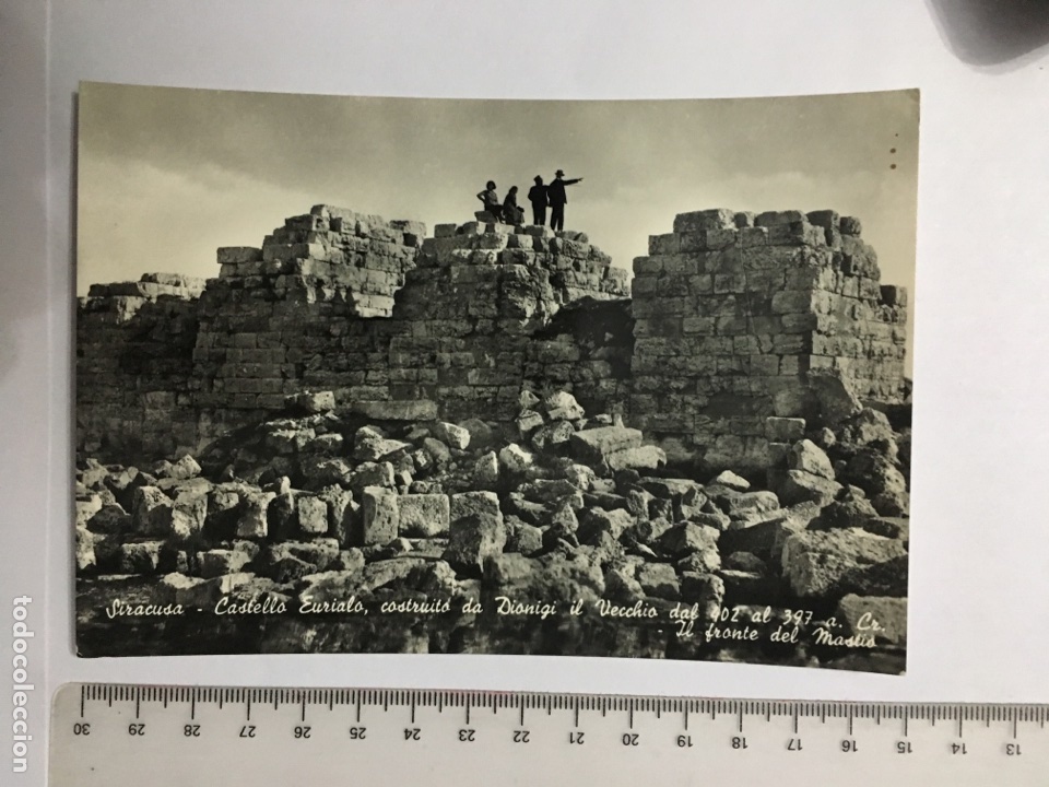 Postales: POSTAL. SIRACUSA. CASTELLO EURIALO. FOTOCELERE. H. 1960?