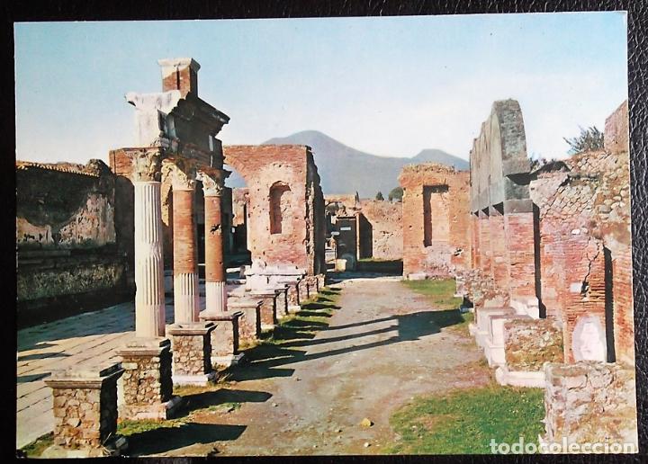 Postales: Pompeya. Excavaciones del Foro. Nueva. Postal de Color.