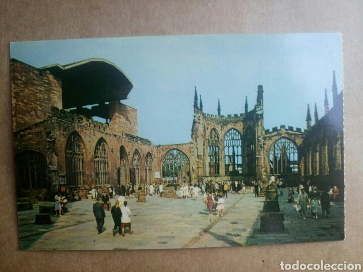 Postales: Postal coventry cathedral the ruins from the foot of the tower