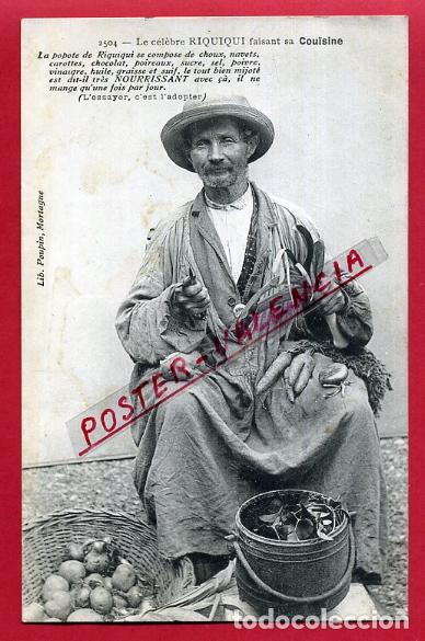 Postkarten: POSTAL FRANCIA, LE CELEBRE RIQUIQUI FAISANT SA COUISINE, P88215