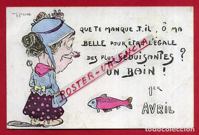 Postkarten: POSTAL FRANCIA, ILUSTRADA, QUE TE MANQUE TIL, ORIGINAL, P88237