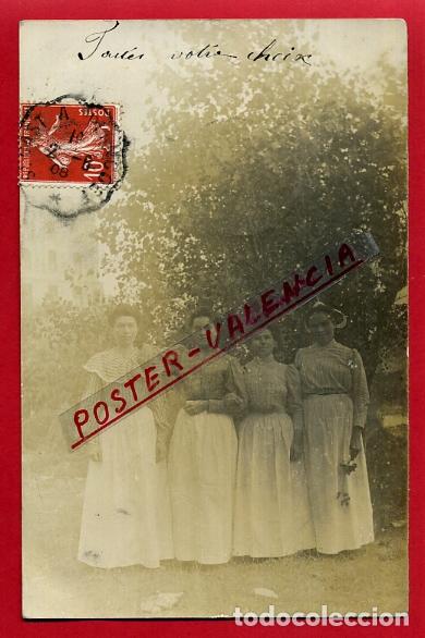 Postkarten: POSTAL FRANCIA, CUATRO MUJERES, FOTO, FOTOGRAFICA, ORIGINAL, P88261