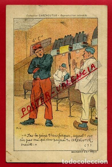 Postkarten: POSTAL FRANCIA, COLLECTION CARENOUTUR, MILITAR, ORIGINAL, P88277