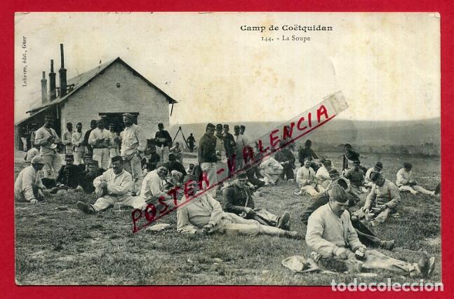 Postkarten: POSTAL FRANCIA, CAMP DE CO&Euml;TQUIDAN, LA SOUPE, ORIGINAL, P88278