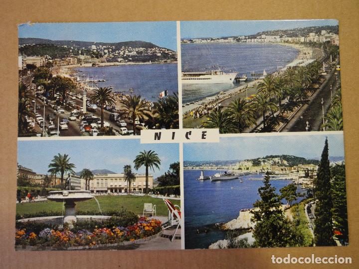 Postales: Nice n. 18 Cote dAzur. Circulada 1966 - Foto 1
